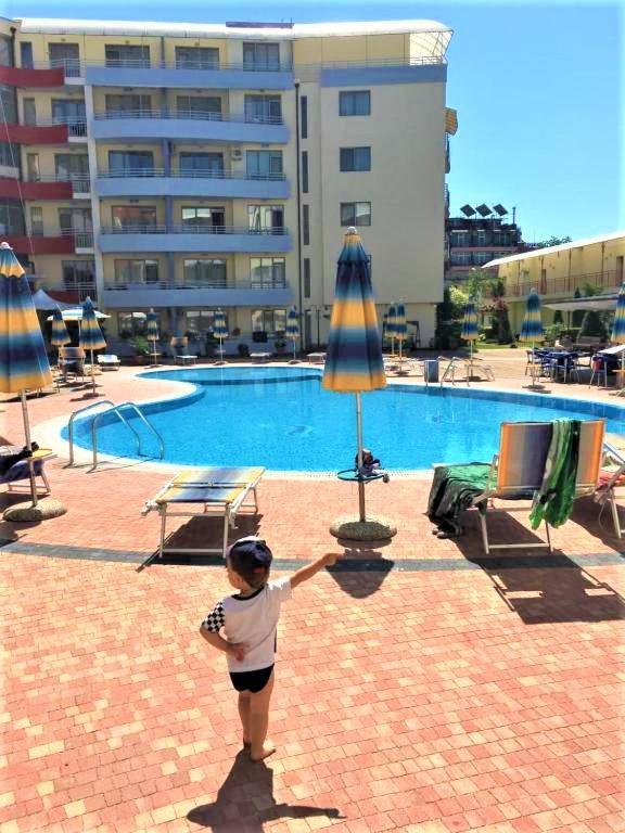 Apartment In Central Plaza Sunny Beach Dış mekan fotoğraf